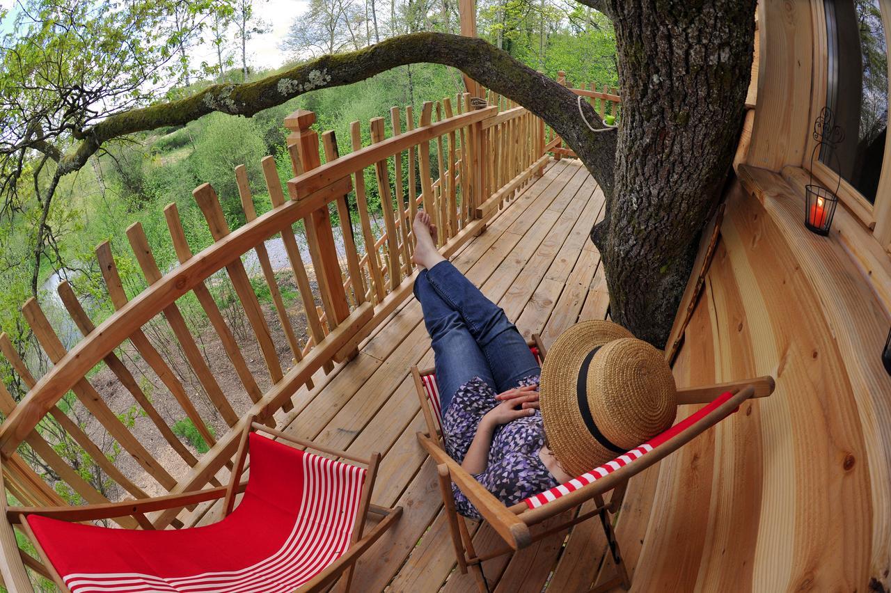 La Cabane Du Vieux Chene Susmiou Dış mekan fotoğraf