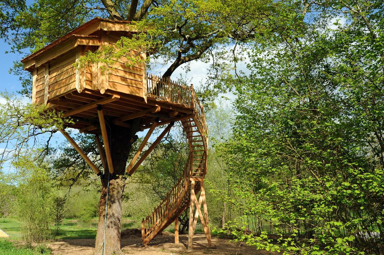 La Cabane Du Vieux Chene Susmiou Dış mekan fotoğraf